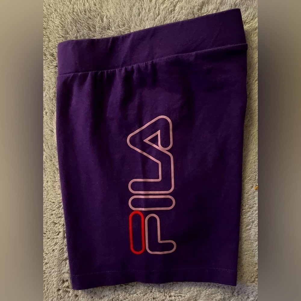 FILA Beatriz High Waist Bike Shorts, size XS - Picture 2 of 4